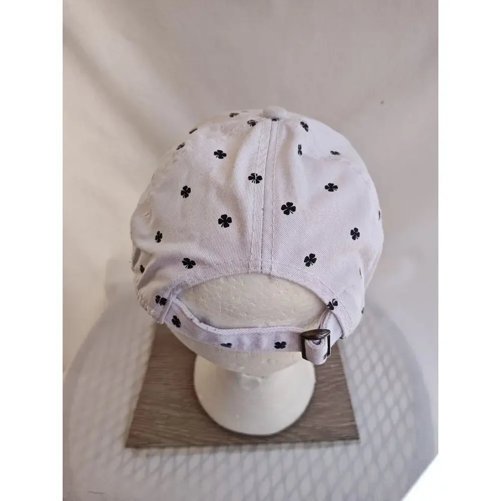 Black Clover White black Cover Hat Womens One Size Adjustable Embroidered Logo - Picture 3 of 7